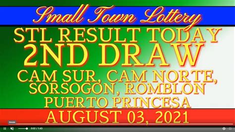 stl puerto princesa result today 8pm